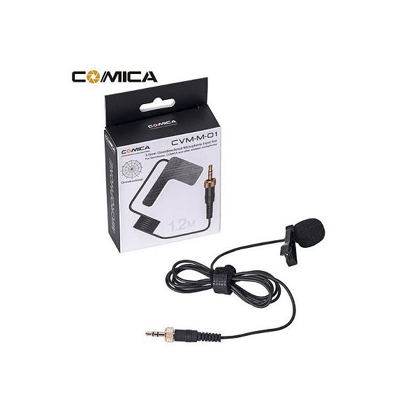 Microfone Profissional Comica CVM-M01 Compatível com Sennheiser