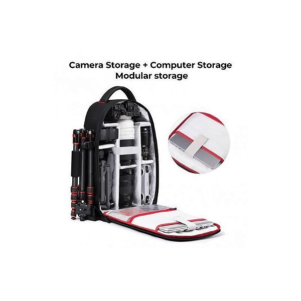 Mochila K&F Beta para Câmera 18L - Preta (KF13.151)