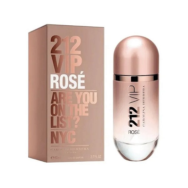 Perfume Feminino Carolina Herrera 212 VIP Rose EDP 80mL