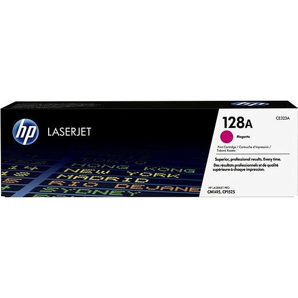 Toner Hp Ce323A (128A) Magenta - Cartucho De Toner Original Hp Ce323A Magenta