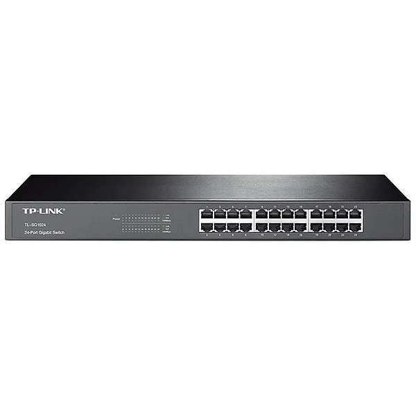 Switch Rack TP-Link TL-SG1024 24 Portas Gigabit 10/100/1000 Mbps