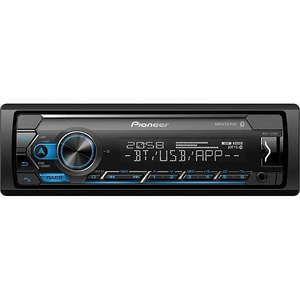 Rádio Automotivo Pioneer MVH-S325BT com Conexões USB, AUX e Bluetooth - AM/FM