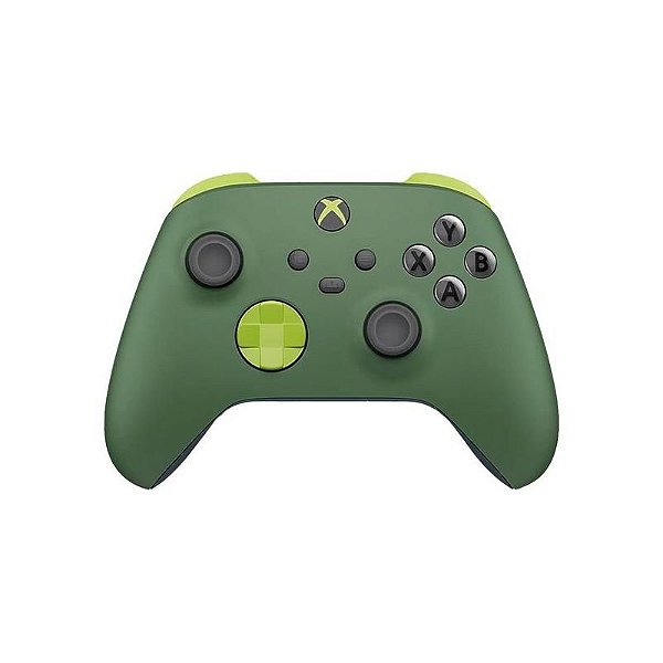 Controle Sem Fio Microsoft Para Xbox Série X S One Remix Edição Especial Verde