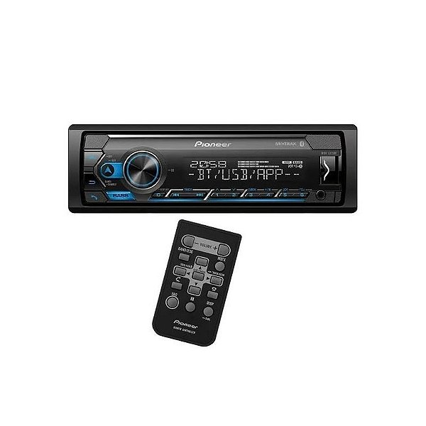 Rádio Automotivo Pioneer MVH-S325BT com Bluetooth e USB - Preto