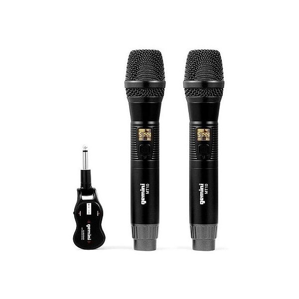 Sistemas de Microfone Sem Fio Dual UHF - Gemini GMU-M200