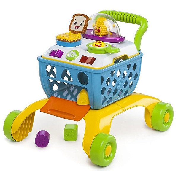 Andador Musical Pipoqueira 4 em 1 Bright Starts para Bebês de 6 a 36 Meses