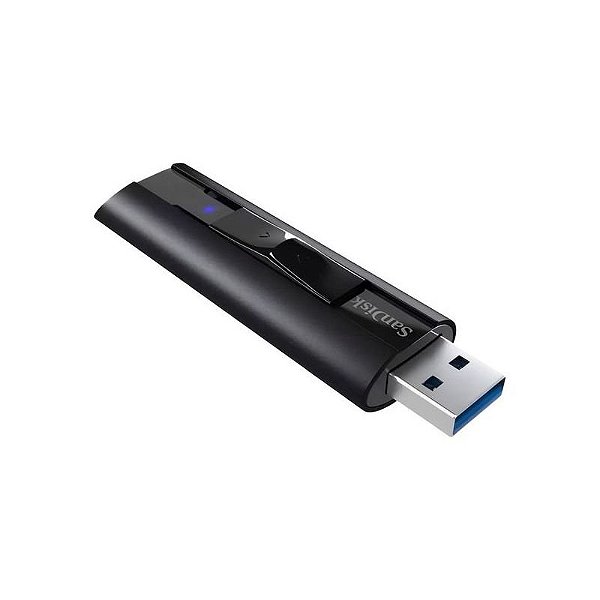Pendrive Sandisk Extreme Pro 512GB USB 3.2 - Preto - Alta Performance e Velocidade