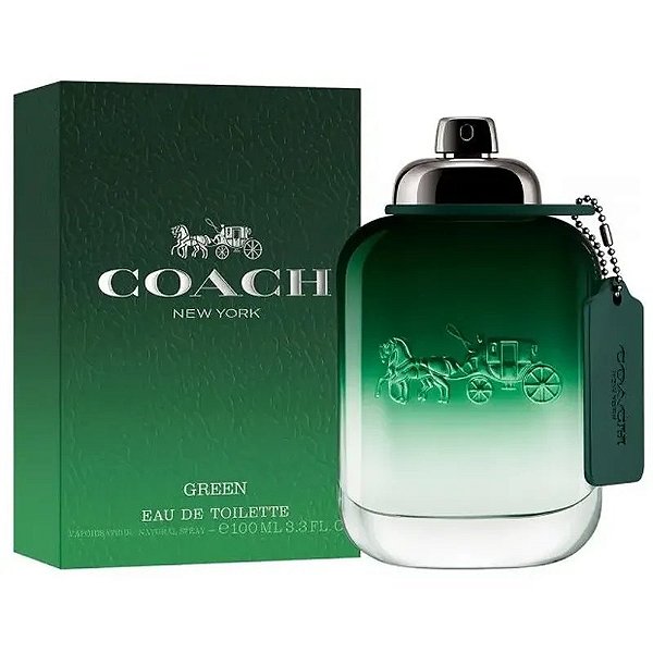 Perfume Coach Green Edt 100Ml - Fragrância Masculina Sofisticada E Refrescante