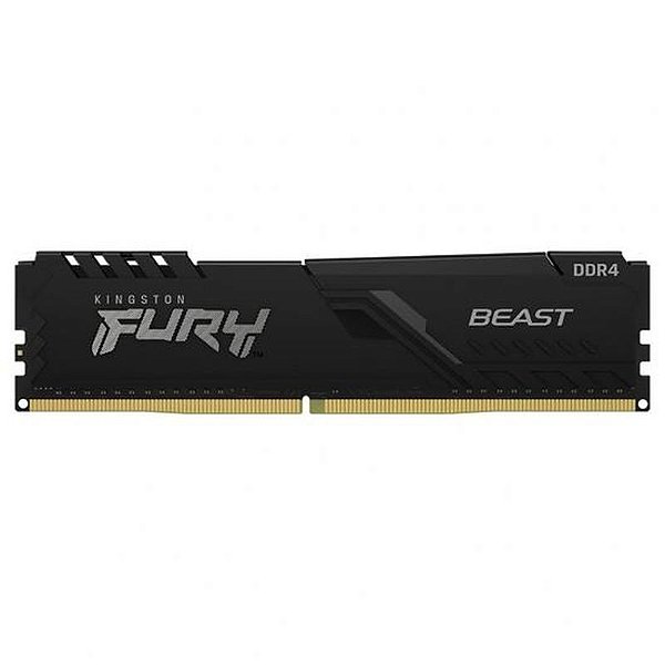Memória RAM Kingston Fury Beast 32GB DDR4 3200MHz com Dissipador - Preto