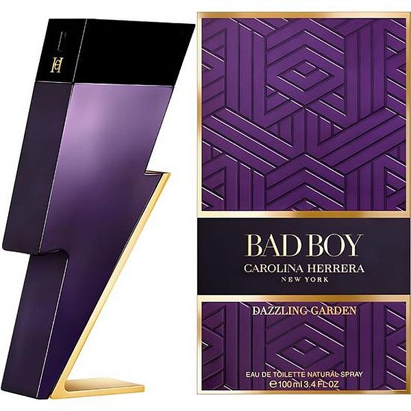Perfume Carolina Herrera Bad Boy Dazzling Garden Eau De Toilette 100Ml Masculino
