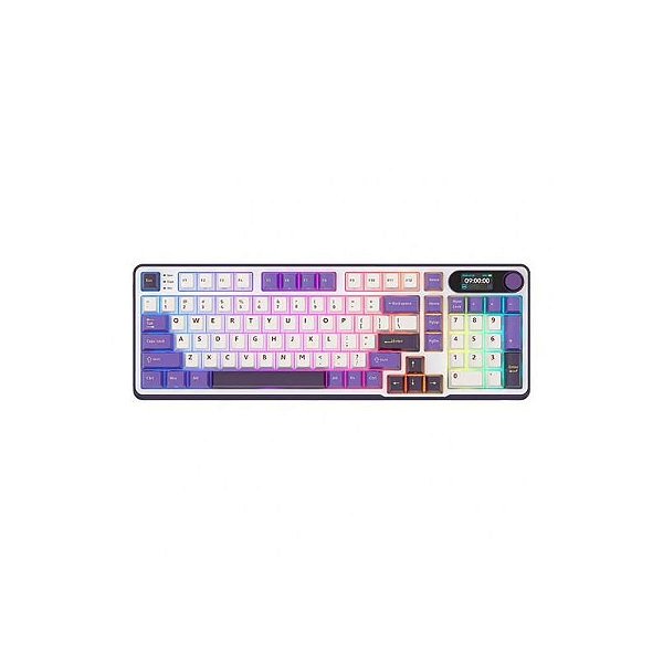 Teclado Mecânico Royal RK-S98 com Switches Brown e Mouse Blackberry