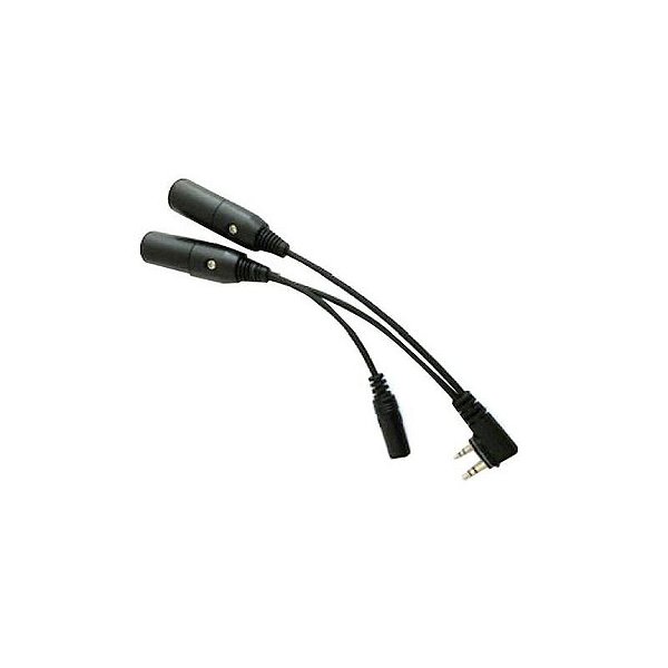 Adaptador de Fone para Icom Pilot para Óculos de Aviação A25 PA-82