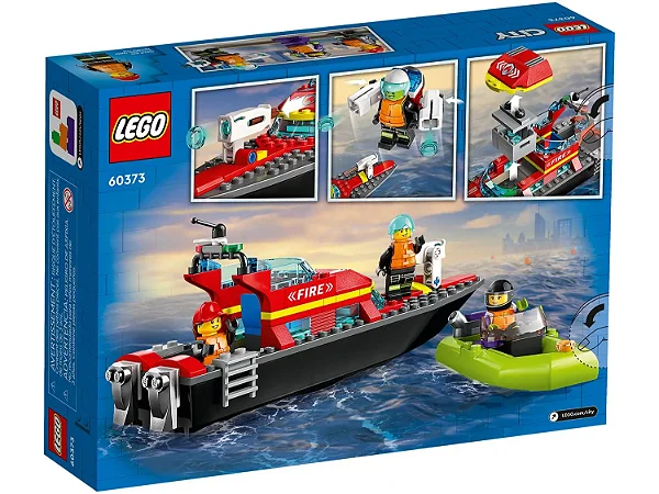 Conjunto de Construção de Resgate de Bombeiros - Lego City 60373