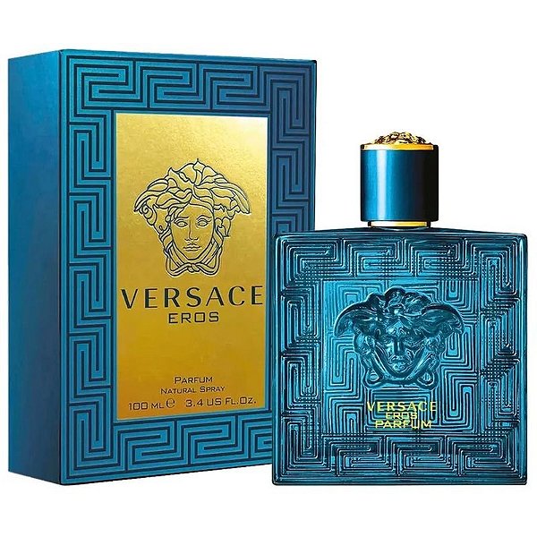 Perfume VERSACE EROS 100ML PARFUM - Fragrância Masculina Luxuosa