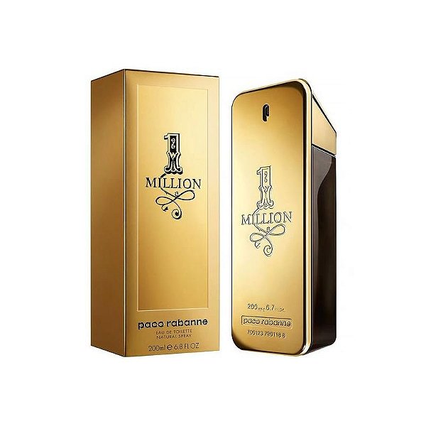 Perfume Paco Rabanne 1 Million Edt Masculino 200Ml