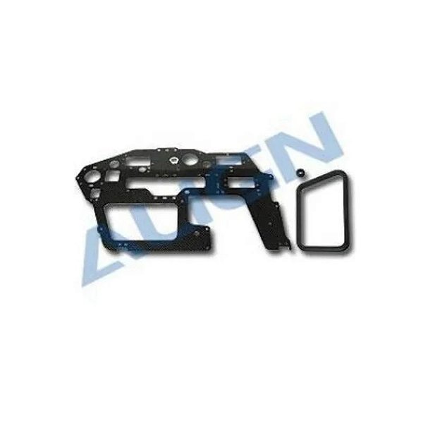 Modelo Principal em Carbono para Helicóptero Tr600N - Moldura R 2mm HN6055T 1