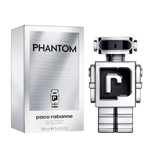 Perfume Masculino Paco Rabanne Phantom Eau De Toilette 100Ml