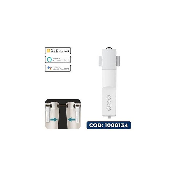 Motor Para Cortina Inteligente Com Controle Zigbee Zemismart Bateria Recarregável