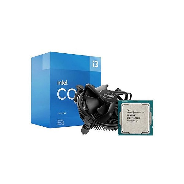 Processador Intel Core i3 10105F Soquete LGA 1200 / 3,7GHz / 6MB