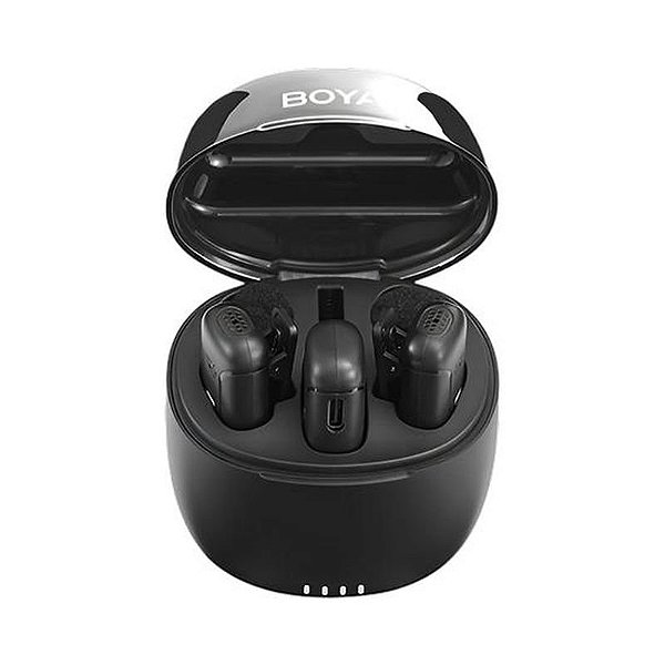 Microfone Sem Fio Boya BY-WM3T-D2 com Conexão Lightning - Canal Duplo