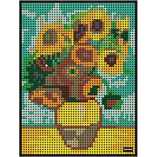 Blocos de Montagem Wange Sunflowers - 5122 (3262 Peças)