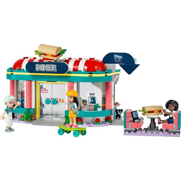 Lego Friends - Restaurante Central de Heartlake - 41728 (346 Peças)