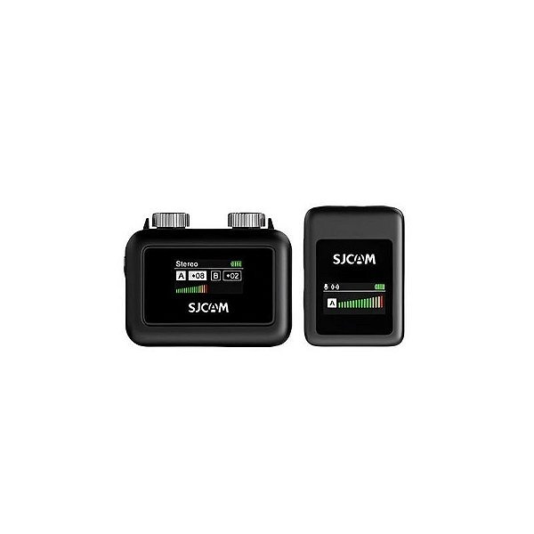 Microfone Sem Fio SJCAM M1 - Transmissor e Receptor Preto