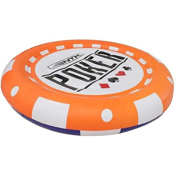 Boia Circular Inflável Nautika Poker Chip 170 x 17cm