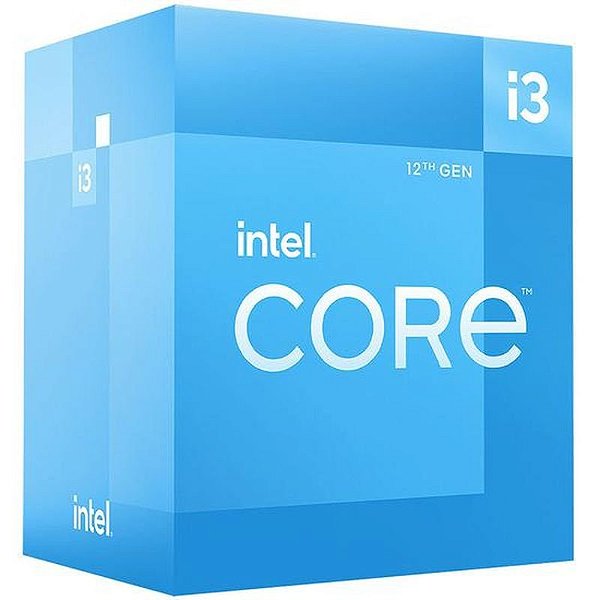 Processador Intel Core i3-12100F 3.3 GHz LGA 1700 com Cooler 12MB Cache