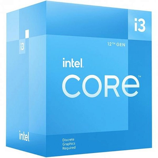 Processador Intel Core i3-12100F 4.3GHz LGA 1700 - Sem Gráficos Integrados