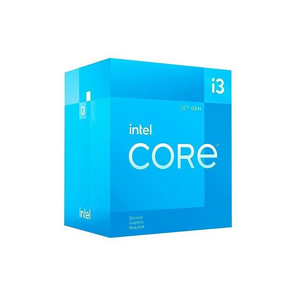 Processador Intel Core i3-12100F 4 Núcleos, 8 Threads, 3.3GHz/4.3GHz Turbo, LGA 1700