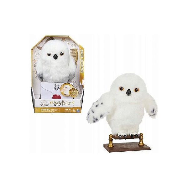 Coruja Mágica Hedwig do Mundo Bruxo - Edição Encantada