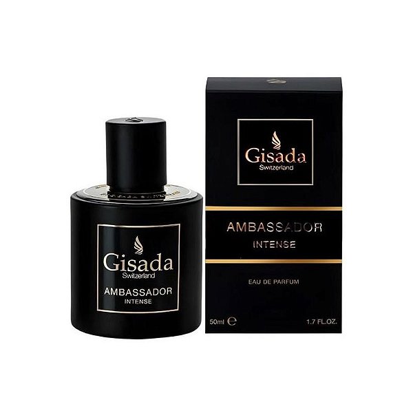 Perfume Gisada Ambassador Intense Masculino 50ML - Elegância e Sofisticação