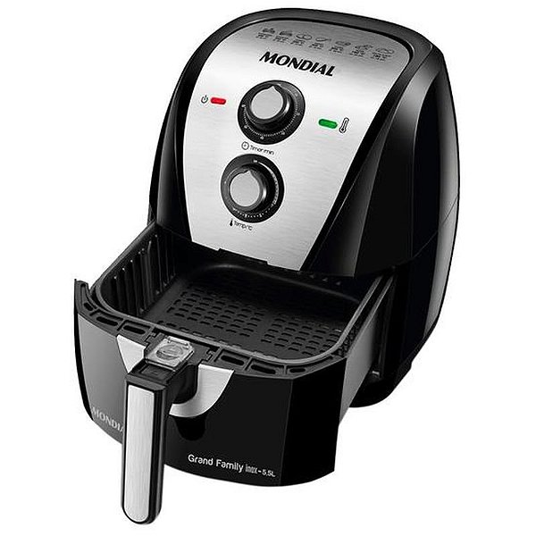 Fritadeira Elétrica Mondial Grand Family 5.5L 1900W 220V - Preta