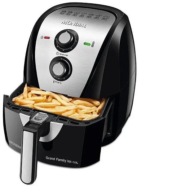 Fritadeira Elétrica Mondial Grand Family Af-55I 5,5L - 110V, Versatilidade Na Cozinha