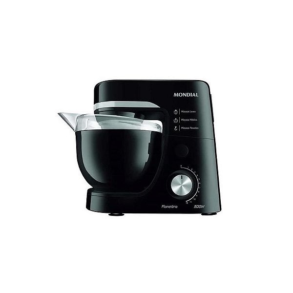 Batedeira Planetária Mondial BP-03-B 220V com Design Moderno e Potência Elevada