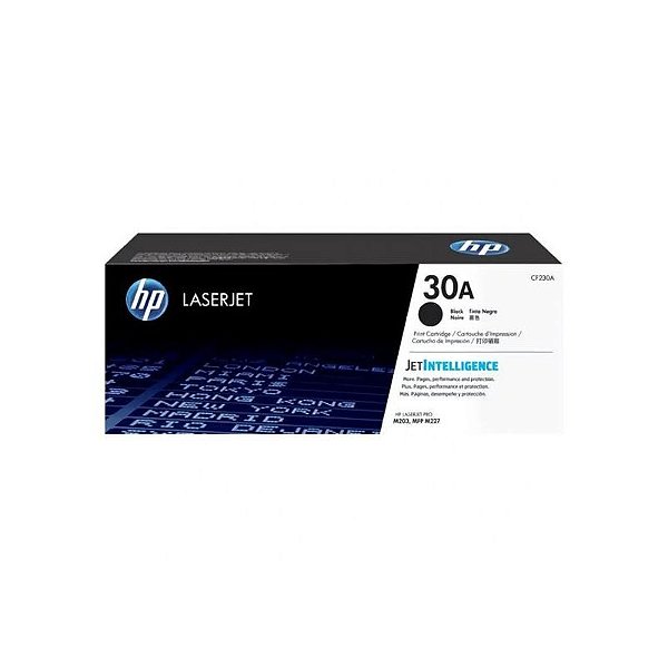 Toner HP 30A CF230A Preto - Impressão de Alta Qualidade e Prolongada Durabilidade