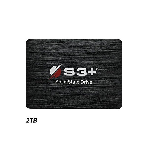 SSD 2.5 S3+ 2TB - Velocidade de Leitura até 562MB/s - Preto