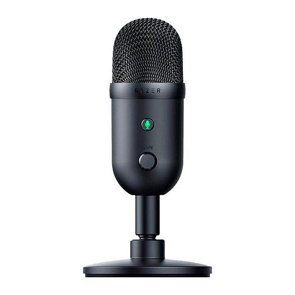 Microfone Condensador Razer Seiren V2 X - Preto - Qualidade Profissional para Streaming e Gravação