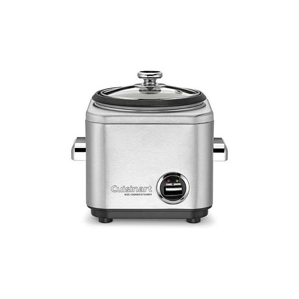 Panela Elétrica De Arroz Cuisinart Crc-400P1 - Capacidade 4 Xícaras - Aço Inox 110V