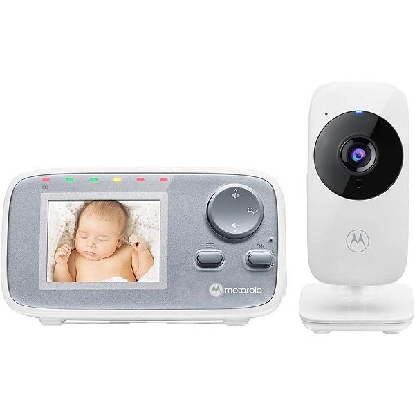 Monitor De Bebê Motorola Vm-482 Branco - Com Certificação Anatel