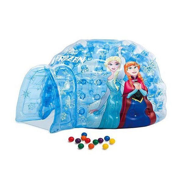 Piscina Inflável Igloo Intex Disney Frozen C/ Bolinhas Coloridas