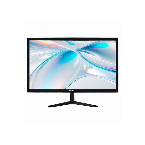 Monitor FTX M24VHDB 24 Full HD 75Hz - Conexões HDMI e VGA - Cor Preta