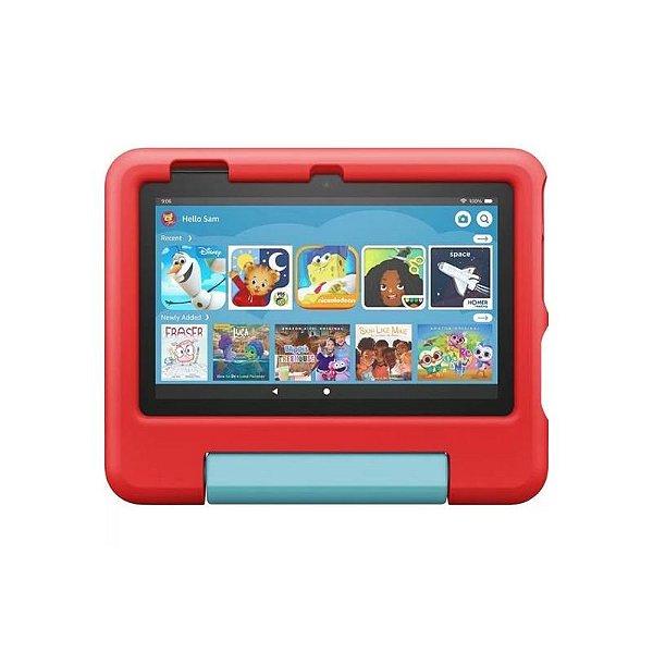 Tablet Amazon Fire 7 Kids 2022 - Wi-Fi 2/32GB com Alexa - Vermelho