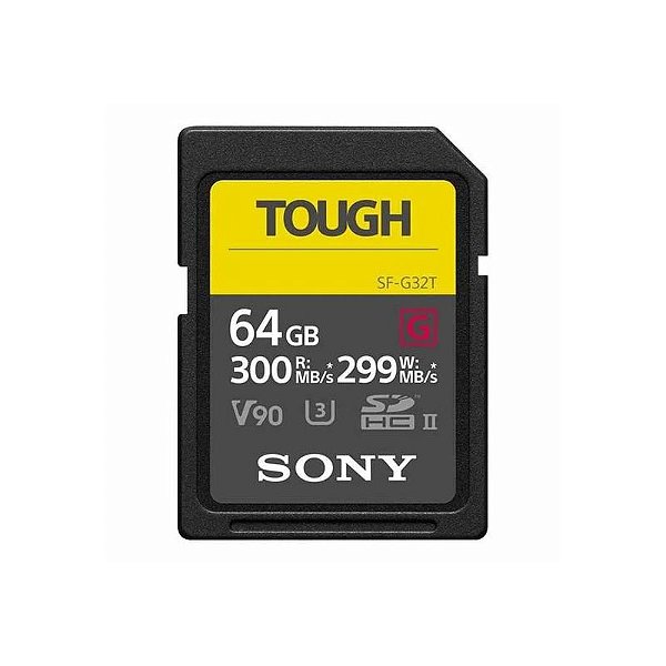 Cartão De Memória Sony Tough Sf-G 64Gb 300 Mb/S U3