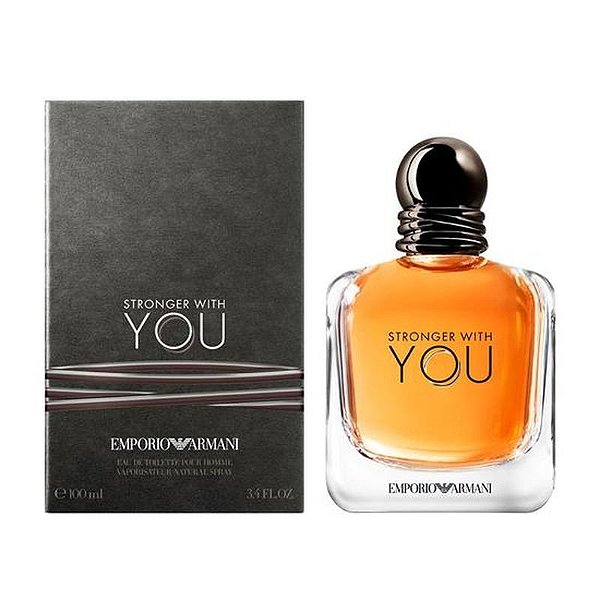 Perfume Giorgio Armani Stronger With You Pour Homme Eau de Toilette 100ML - Elegância Masculina