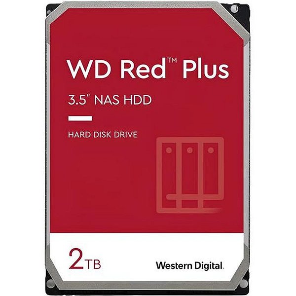 HD Interno Western Digital Red NAS 2 TB (WD20EFPX) - Armazenamento Eficiente para Servidores
