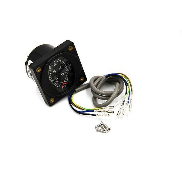 Medidor de Temperatura Dual 2 em 1 para Aviação - 200°C - Modelo CFI CHT - 2 1/4 Pol - DC2-20C