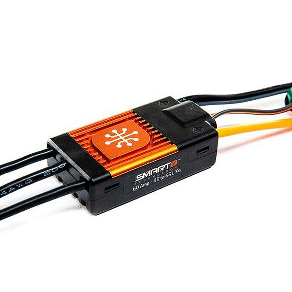 Controlador de Velocidade Brushless Smart ESC 60A com Conector IC3 - Spektrum SPMXAE1060