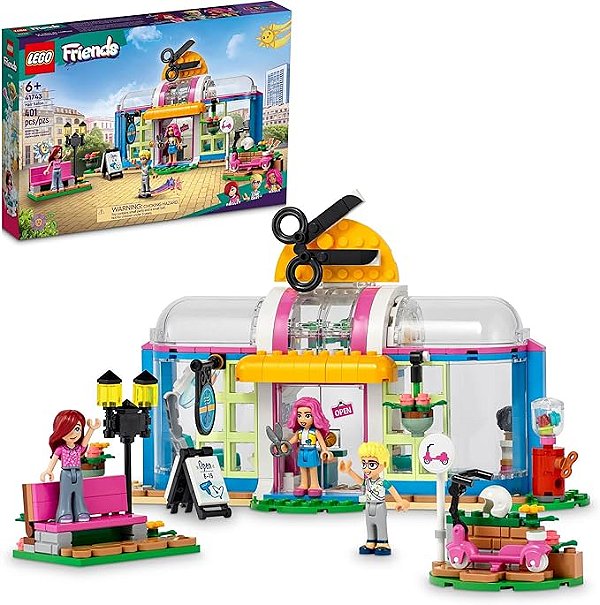 Salão de Cabelo Lego Friends 41743 com 401 Peças